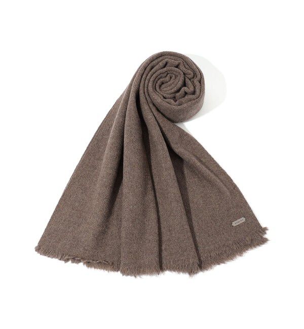 TOMORROWLAND GOODS「NORLHA omad Nets ソリッドストール」|ストール|17 チャコールグレー