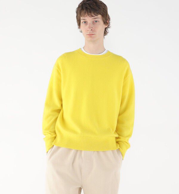 GALERIE VIE「バルキーカシミヤ クルーネックプルオーバー」|ニット・セーター|