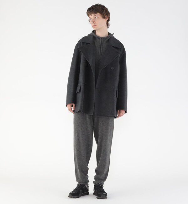 GALERIE VIE「ウールダブルフェイス  ピーコート」|ピーコート|