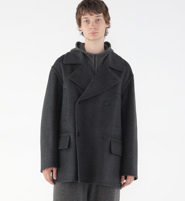 GALERIE VIE「ウールダブルフェイス  ピーコート」|ピーコート|