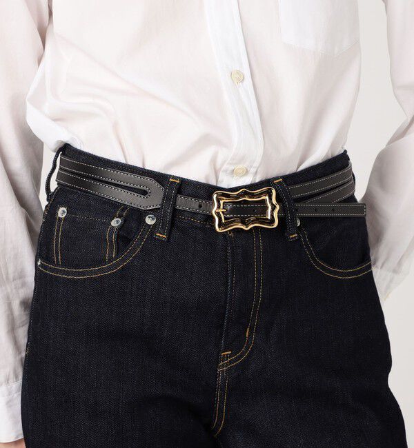 TOMORROWLAND GOODS「A VACATION RIBBON ゴールドバックル ベルト」|ベルト|