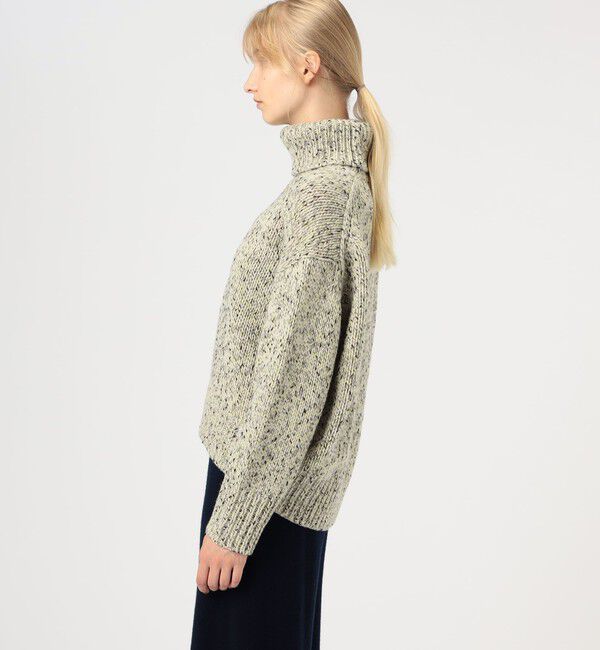 GALERIE VIE「セサミメランジ タートルネックプルオーバー」|ニット・セーター|