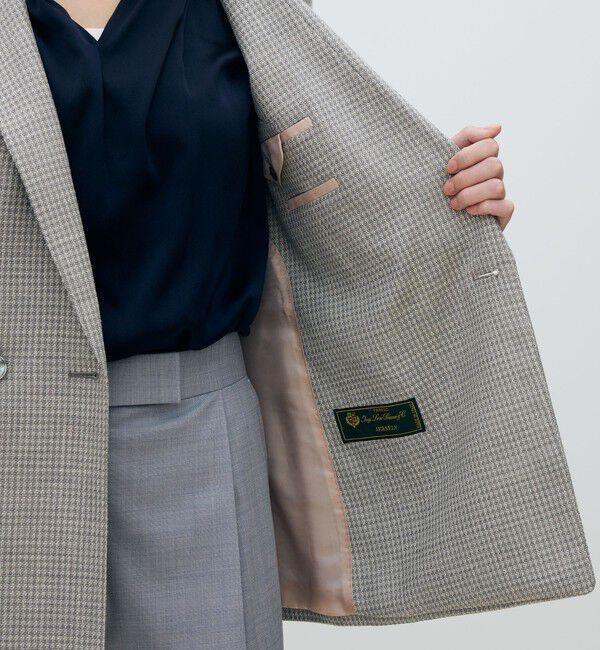 TOMORROWLAND collection「JERSELY ダブルブレストジャケット」|テーラードジャケット|