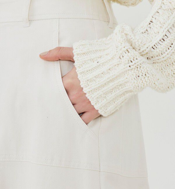 GALERIE VIE「ノンマーセライズドコットン フレアスカート」|フレア|