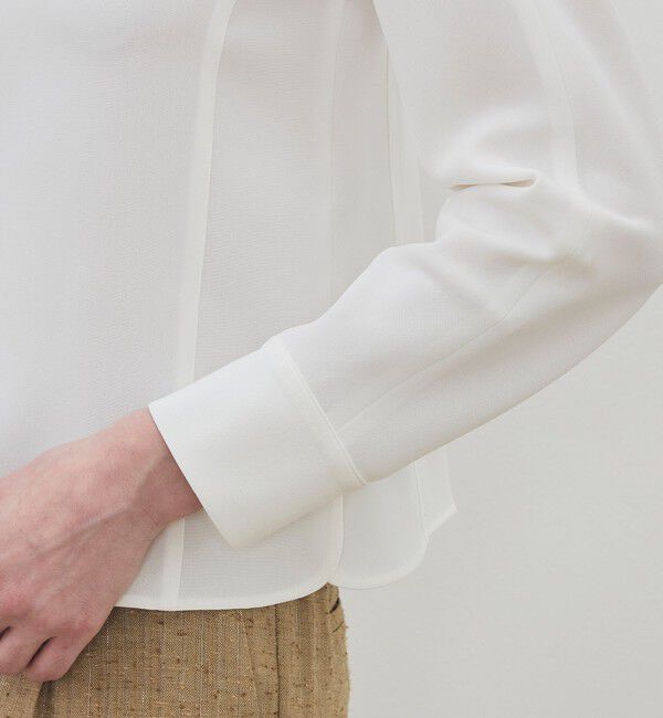 DES PRES「ライトダブルクロス クルーネックプルオーバー」|シャツ・ブラウス|