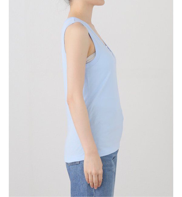  「ONIT COTTON RIB V-NECK TANK TOP 25SSON186：タンクトップ」|Tシャツ・カットソー|