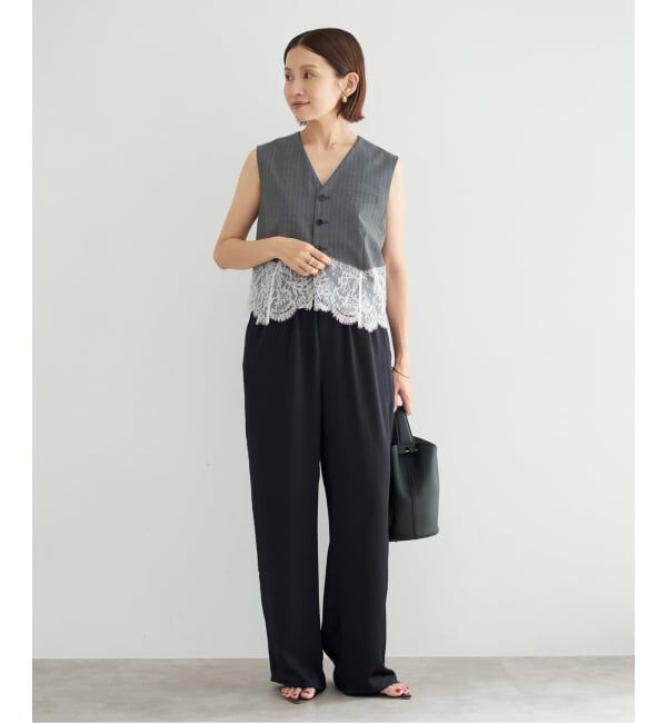 IENA「《WEB限定/追加》サテンリラックスパンツ」|その他|