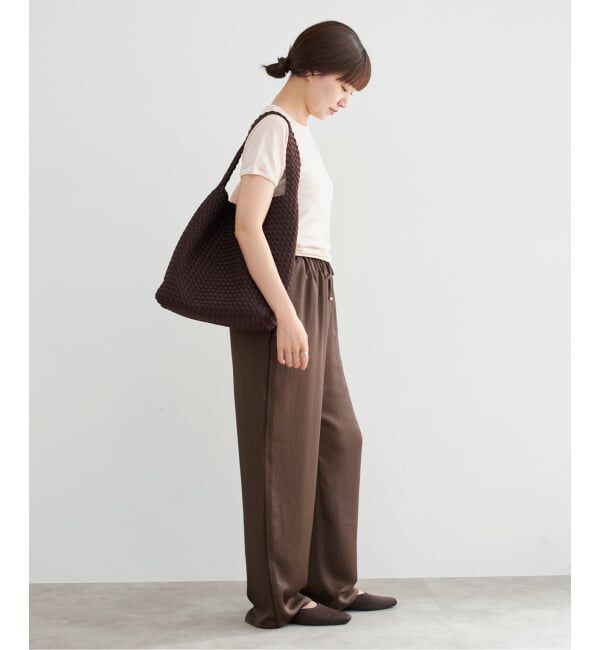 IENA「《WEB限定/追加》サテンリラックスパンツ」|その他|