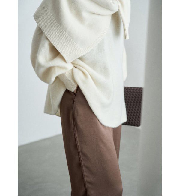 IENA「《WEB限定/追加》サテンリラックスパンツ」|その他|