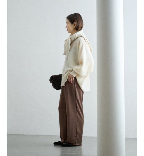 IENA「《WEB限定/追加》サテンリラックスパンツ」|その他|