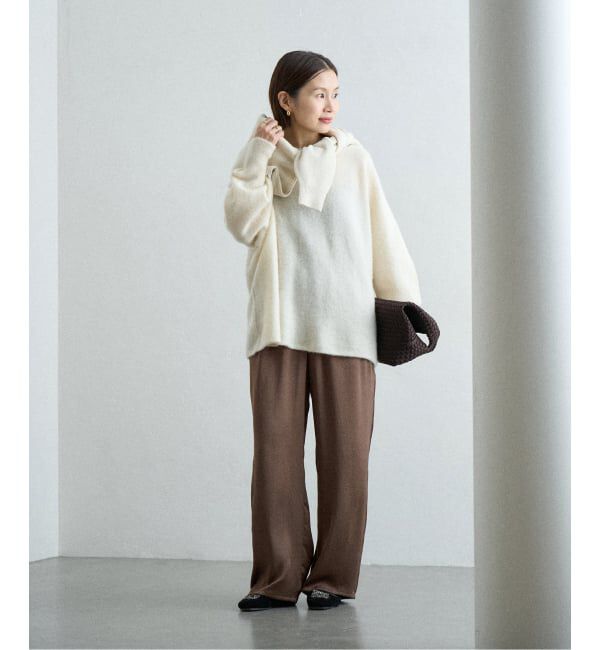 IENA「《WEB限定/追加》サテンリラックスパンツ」|その他|