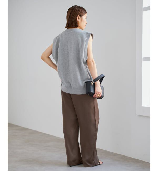 IENA「《WEB限定/追加》サテンリラックスパンツ」|その他|