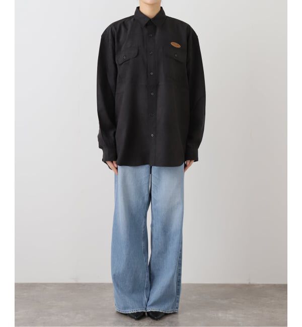 journal standard L'essage「【PARROTT CANVAS/パロットキャンバス】 CPO Shirt-Polyester suede：シャツ」|シャツ・ブラウス|