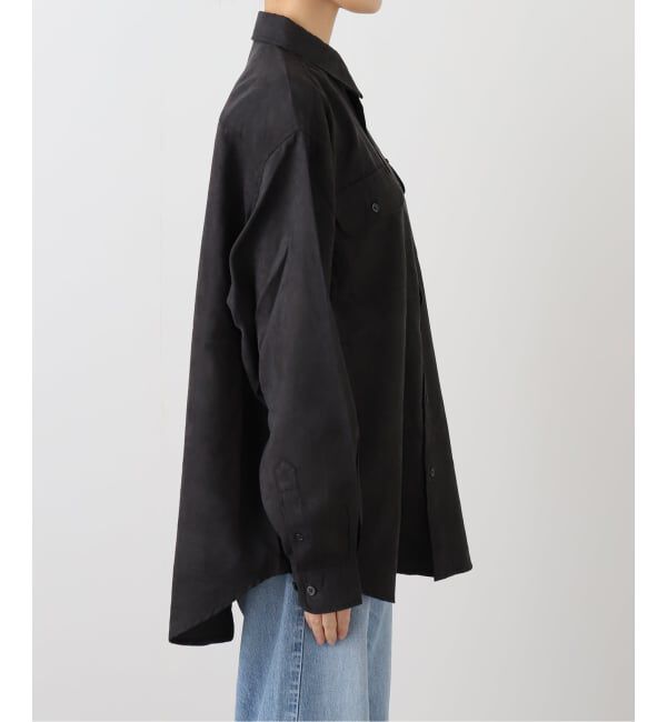 journal standard L'essage「【PARROTT CANVAS/パロットキャンバス】 CPO Shirt-Polyester suede：シャツ」|シャツ・ブラウス|