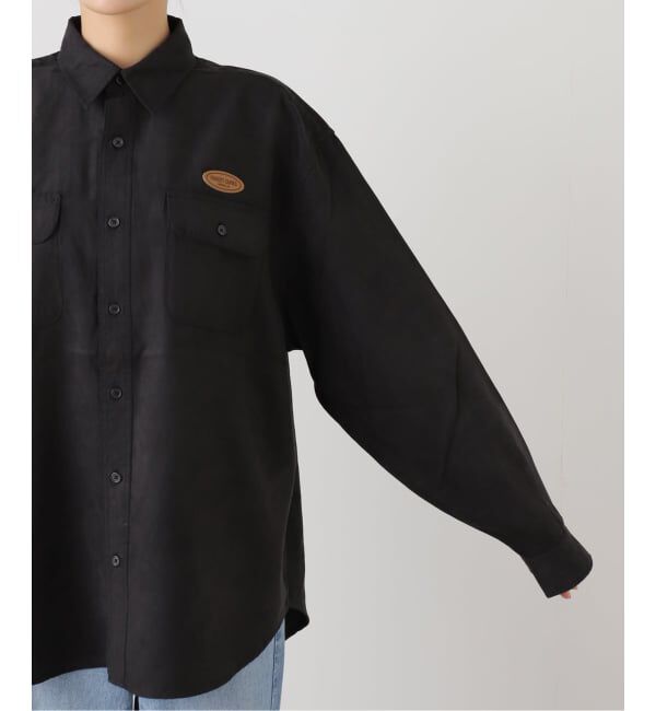 journal standard L'essage「【PARROTT CANVAS/パロットキャンバス】 CPO Shirt-Polyester suede：シャツ」|シャツ・ブラウス|