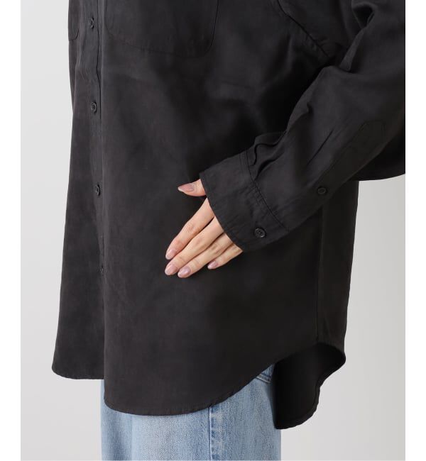 journal standard L'essage「【PARROTT CANVAS/パロットキャンバス】 CPO Shirt-Polyester suede：シャツ」|シャツ・ブラウス|