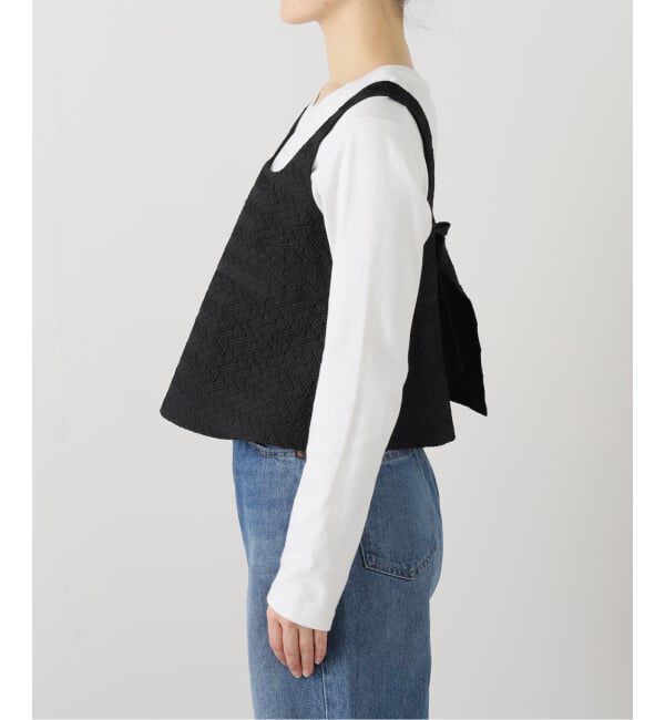 JOURNAL STANDARD「ヘリンボーンジャガードスクエアネックブラウス」|シャツ・ブラウス|