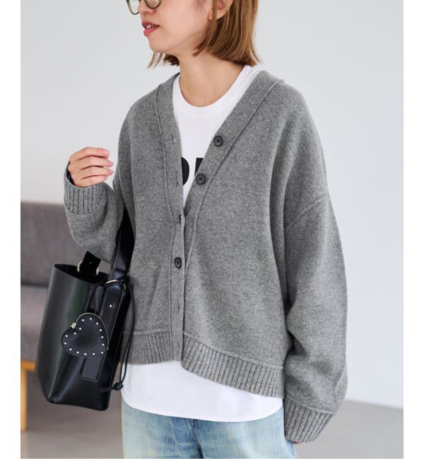 ≪WEB限定 / 追加≫AQUA Vネックカーディガン 2（FRAMeWORK）｜ルミネ