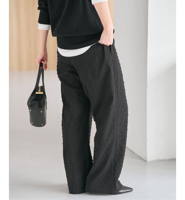 Spick and Span「《WEB限定 / 追加》ドットジャガードイージーパンツ」|その他|