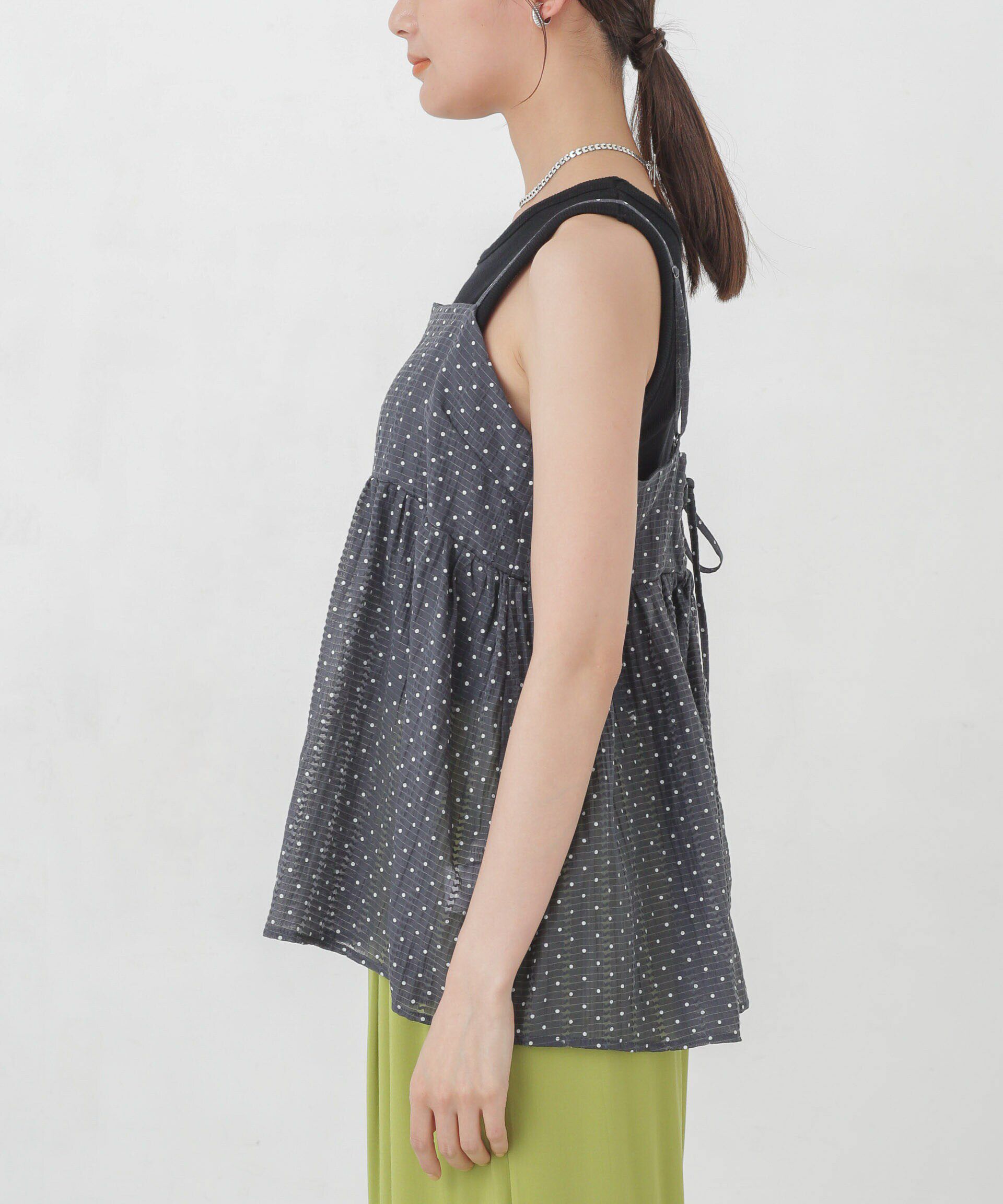 nano･universe「シアードビーバックホールキャミチュニック」|シャツ・ブラウス|