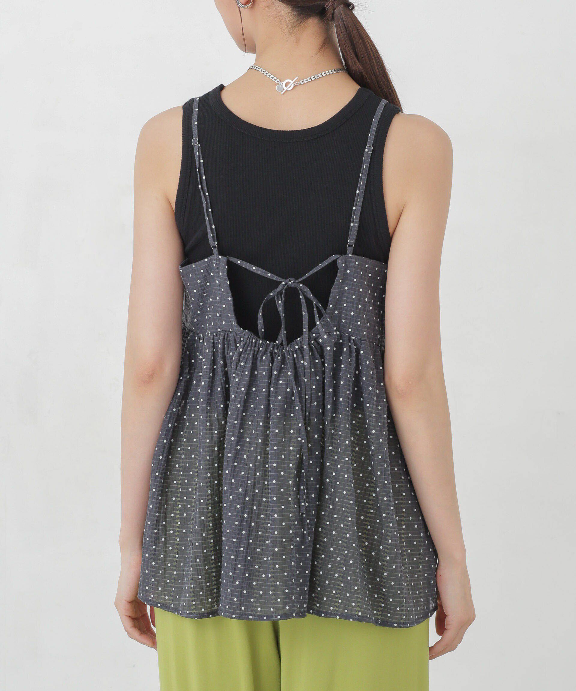 nano･universe「シアードビーバックホールキャミチュニック」|シャツ・ブラウス|