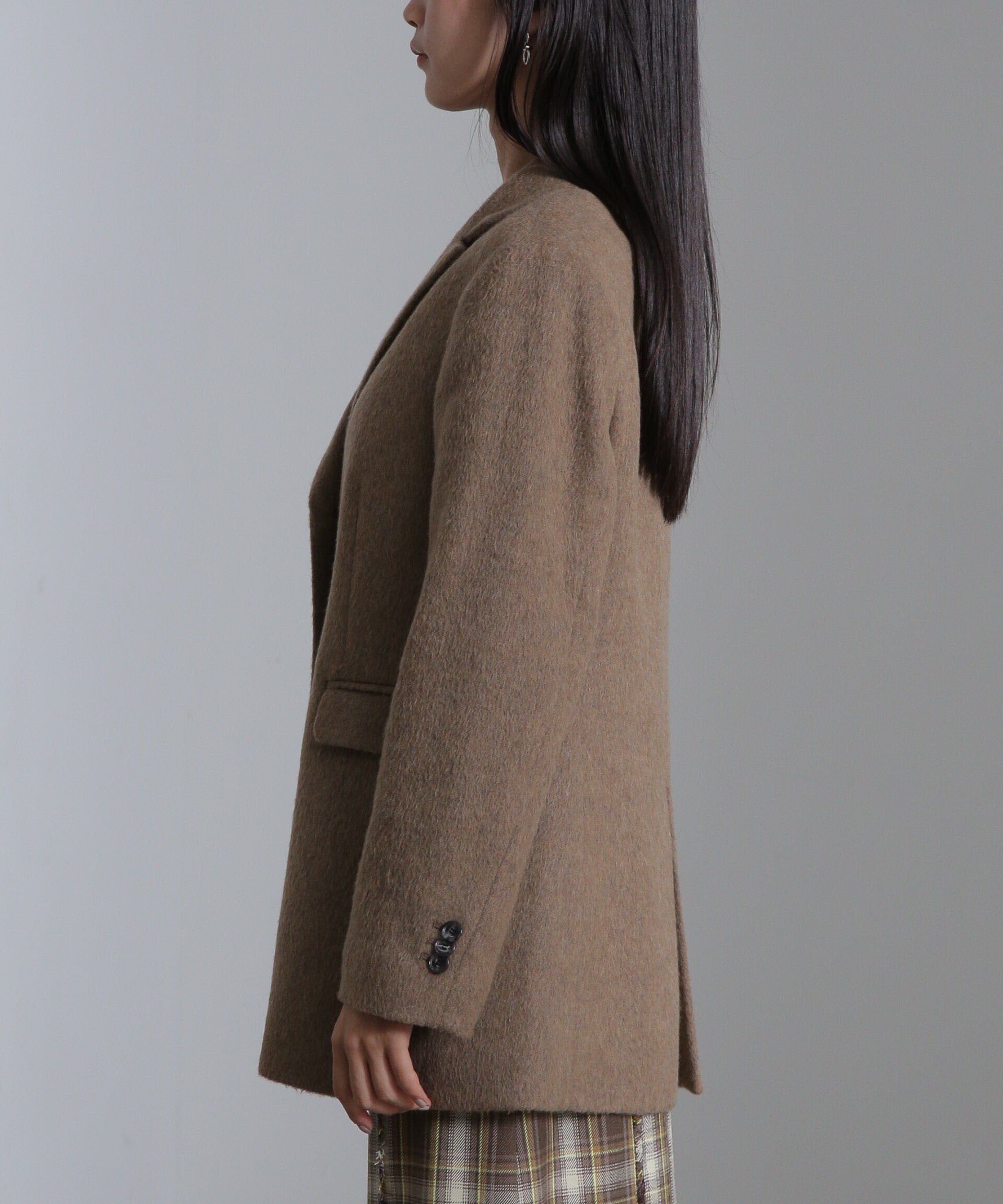 nano･universe「シャギージャケット」|テーラードジャケット|