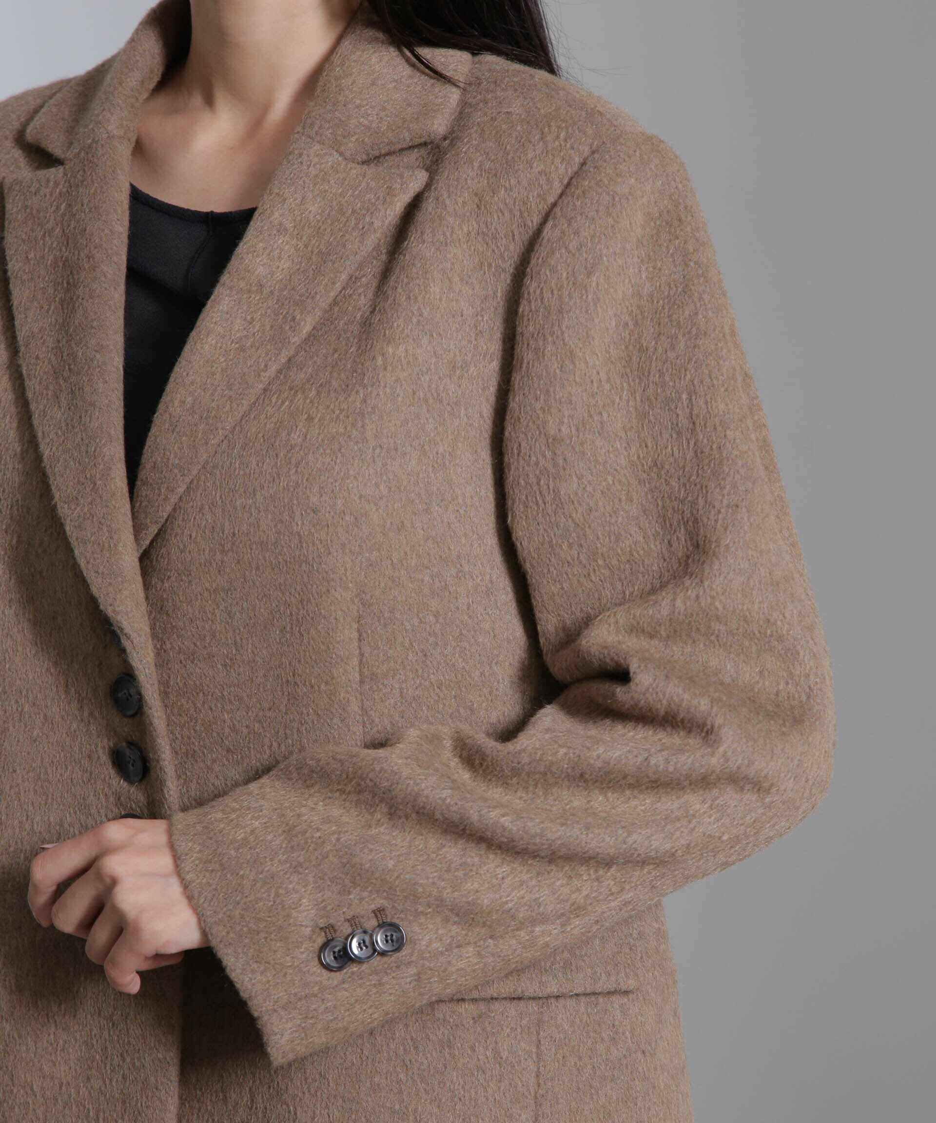 nano･universe「シャギージャケット」|テーラードジャケット|