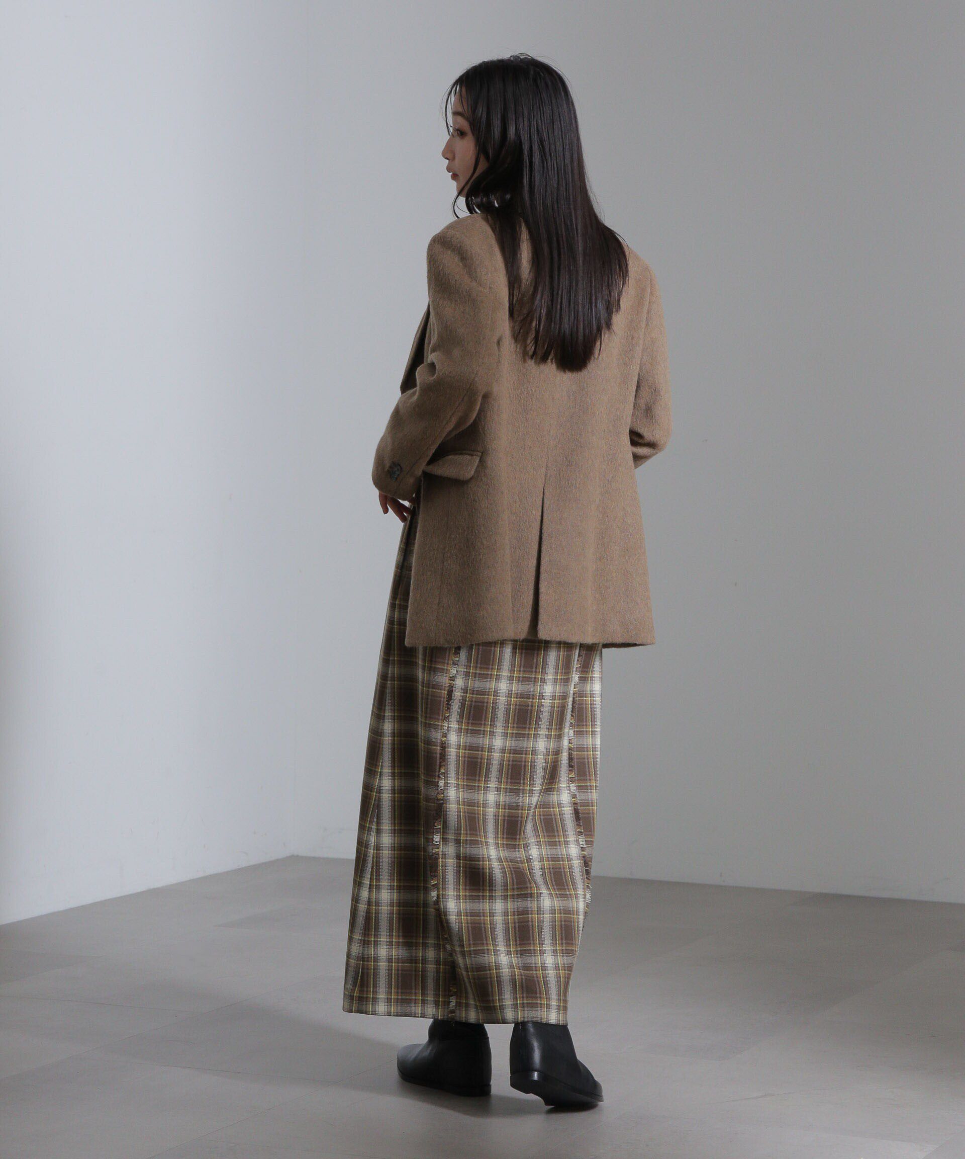 nano･universe「シャギージャケット」|テーラードジャケット|