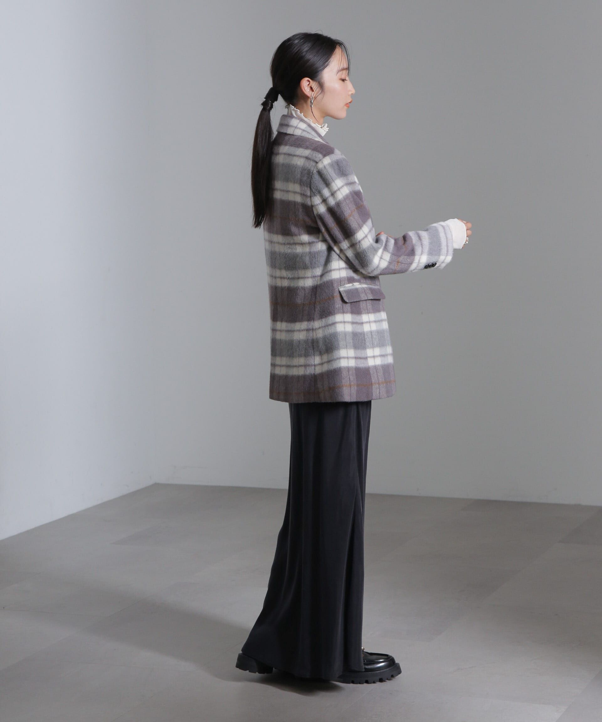 nano･universe「シャギージャケット」|テーラードジャケット|