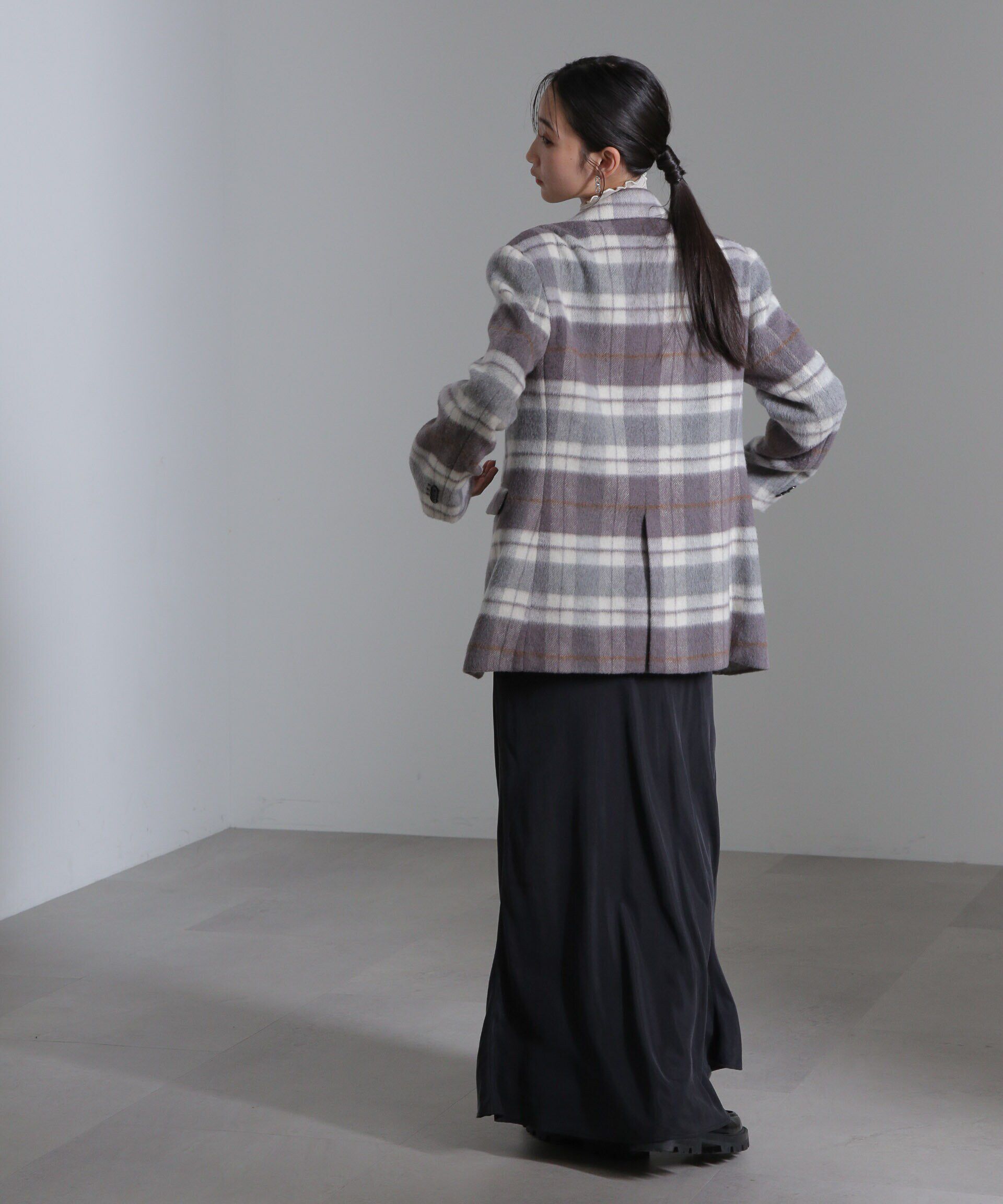 nano･universe「シャギージャケット」|テーラードジャケット|