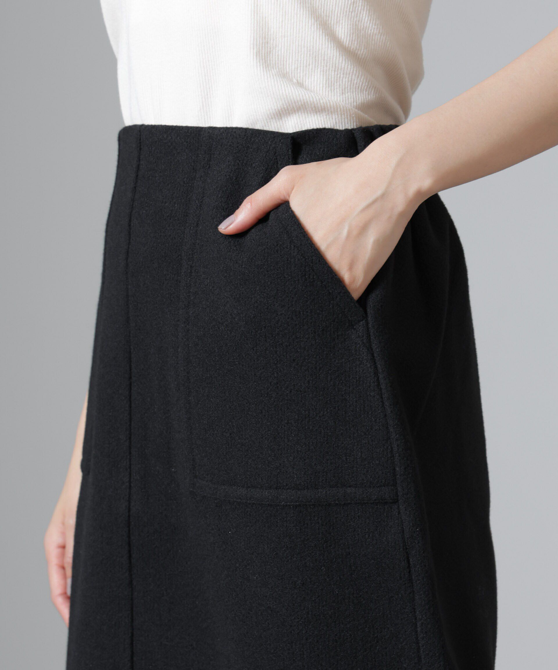 nano･universe「ウールライクニードルパンチスカート(セットアップ可)」|スカート|