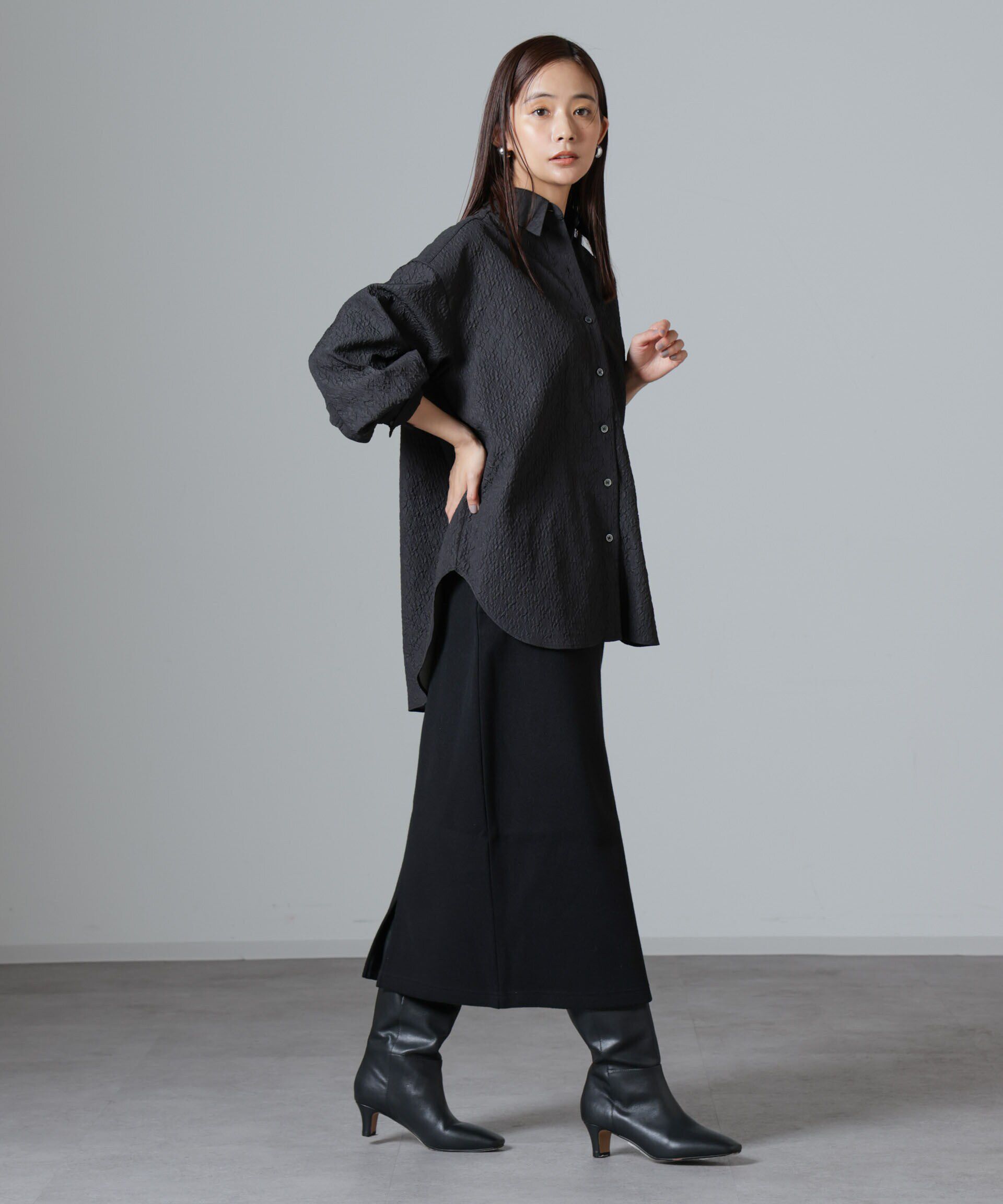 nano･universe「ウールライクニードルパンチスカート(セットアップ可)」|スカート|