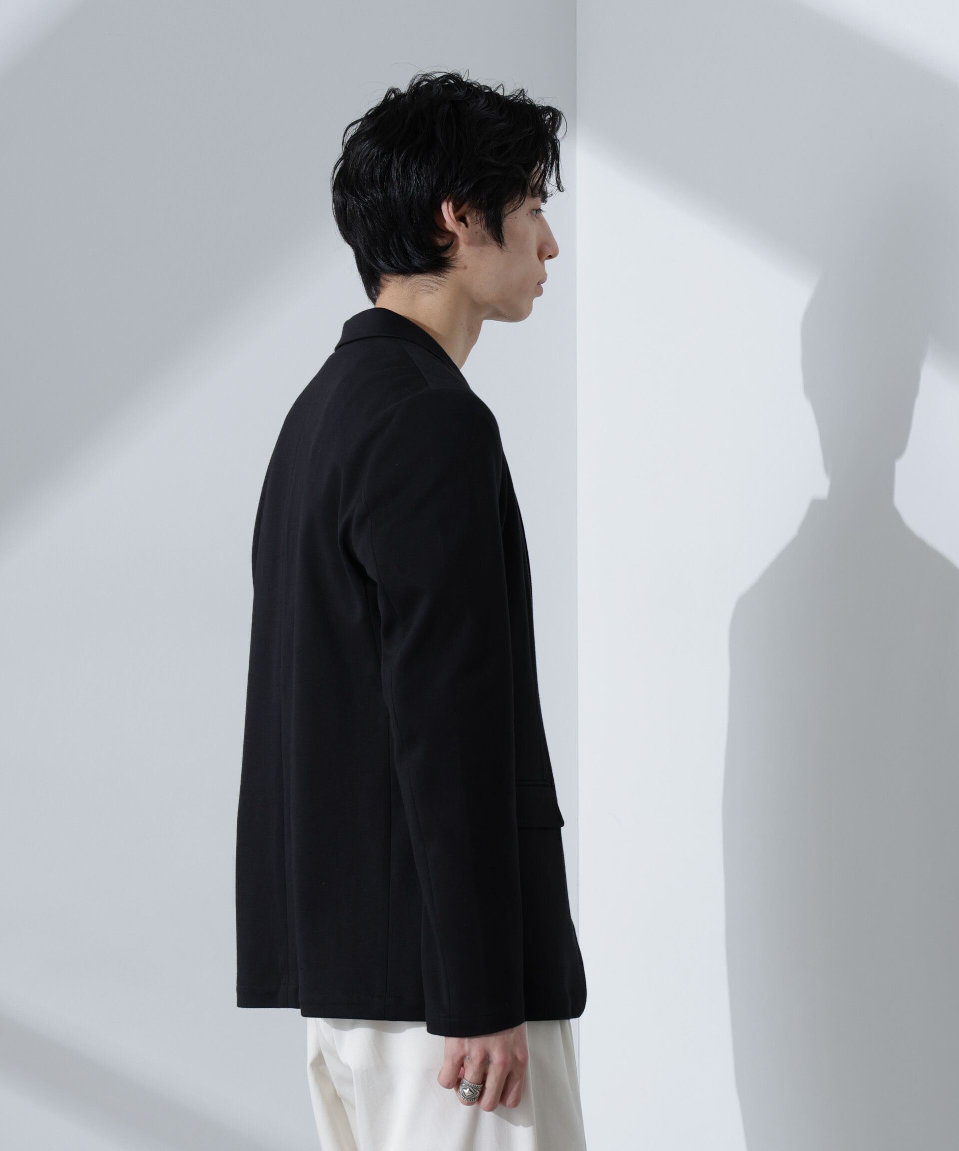 nano･universe「ストレッチカノコジャケット(セットアップ可)」|テーラードジャケット|