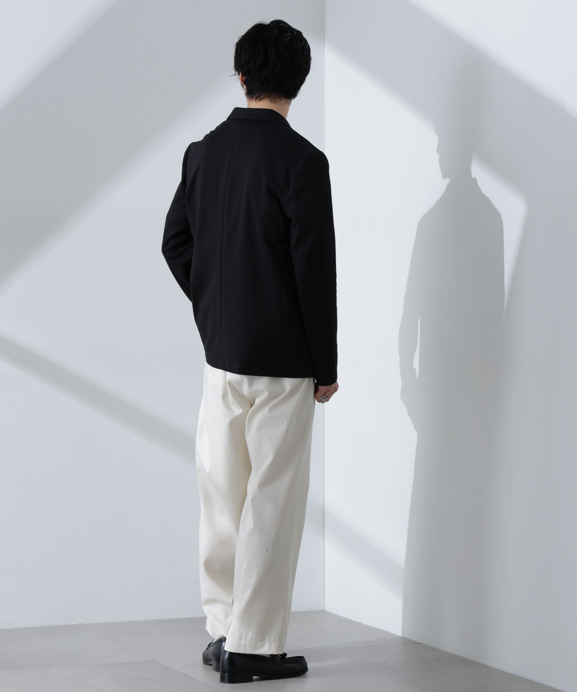 nano･universe「ストレッチカノコジャケット(セットアップ可)」|テーラードジャケット|