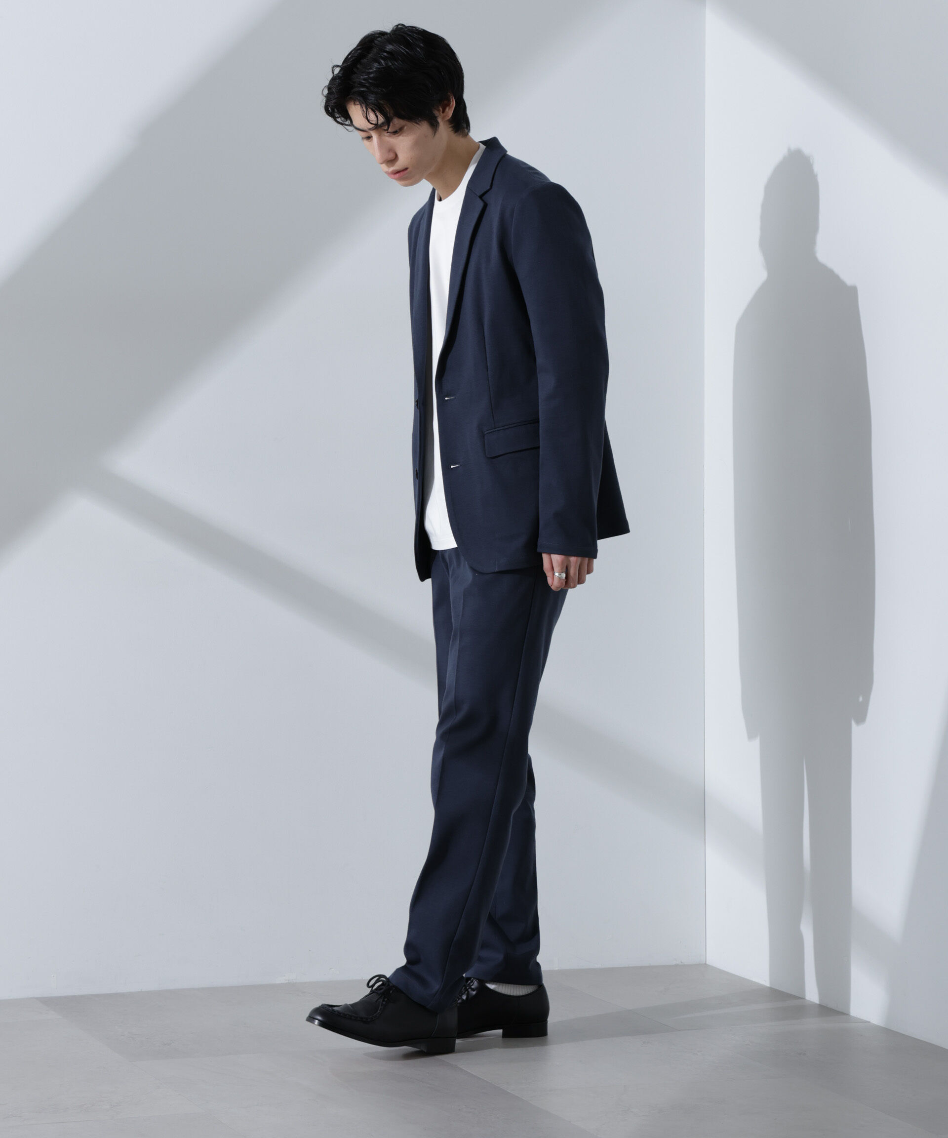 nano･universe「ストレッチカノコジャケット(セットアップ可)」|テーラードジャケット|