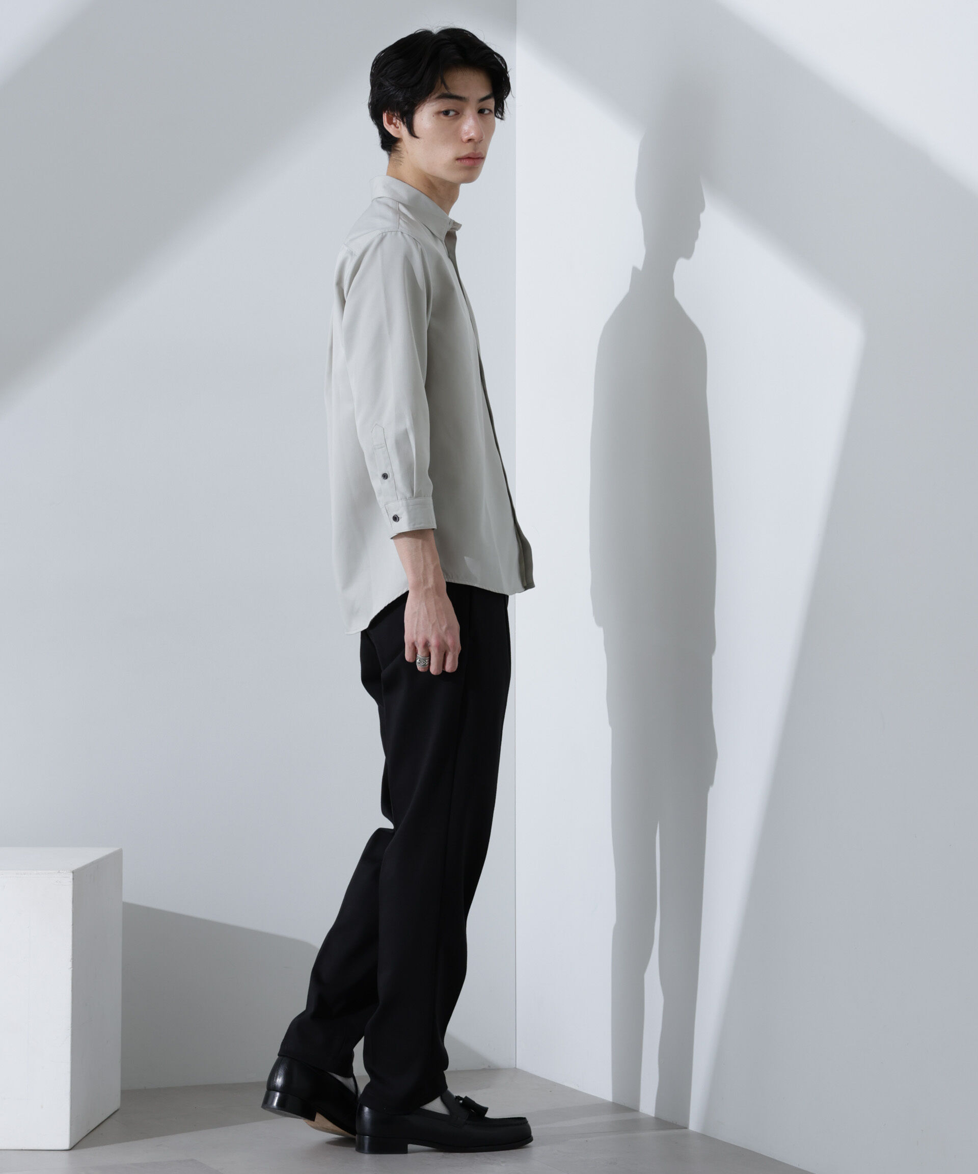 nano･universe「ストレッチカノコスラックス(セットアップ可)」|チノ|