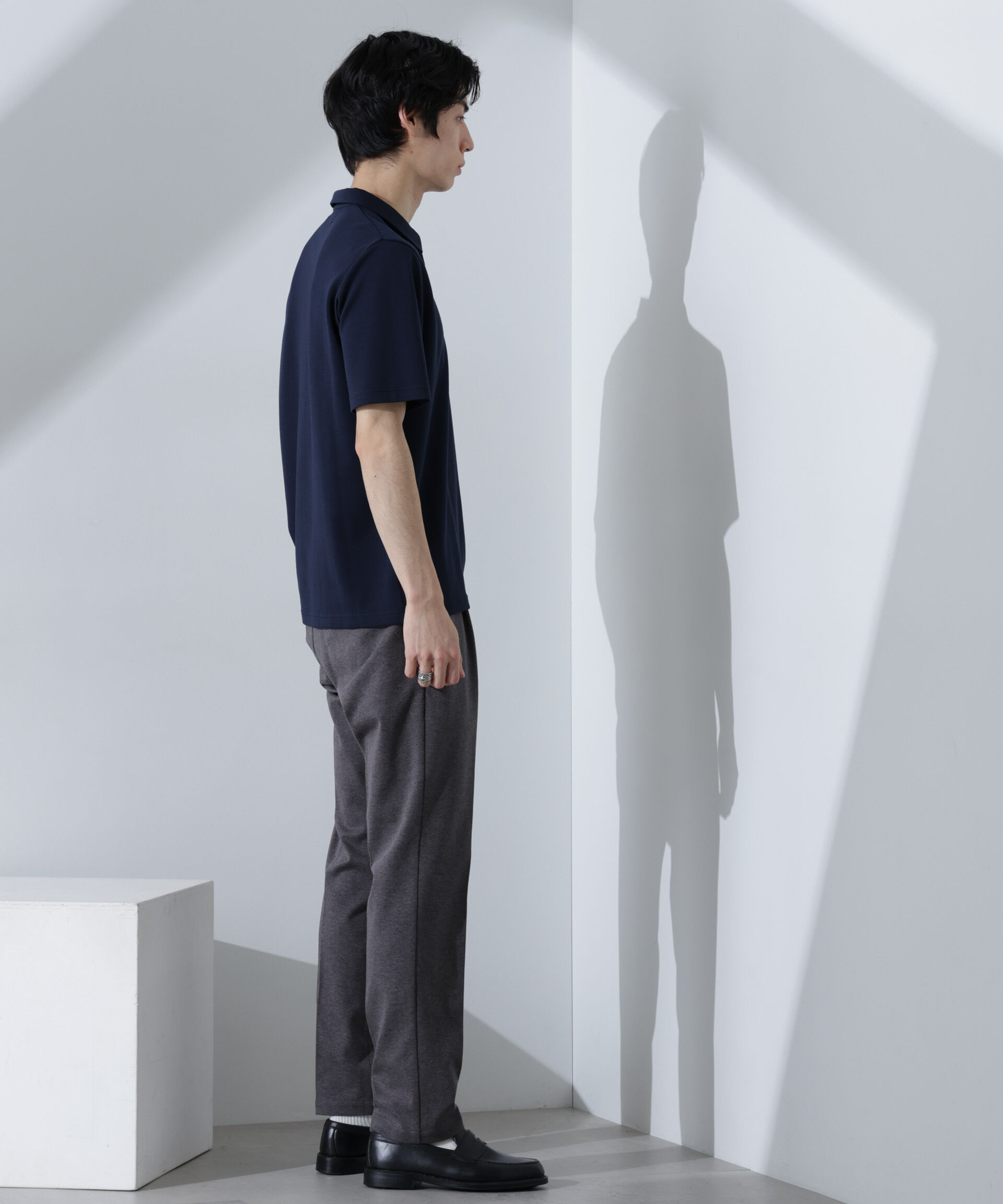 nano･universe「ストレッチカノコスラックス(セットアップ可)」|チノ|