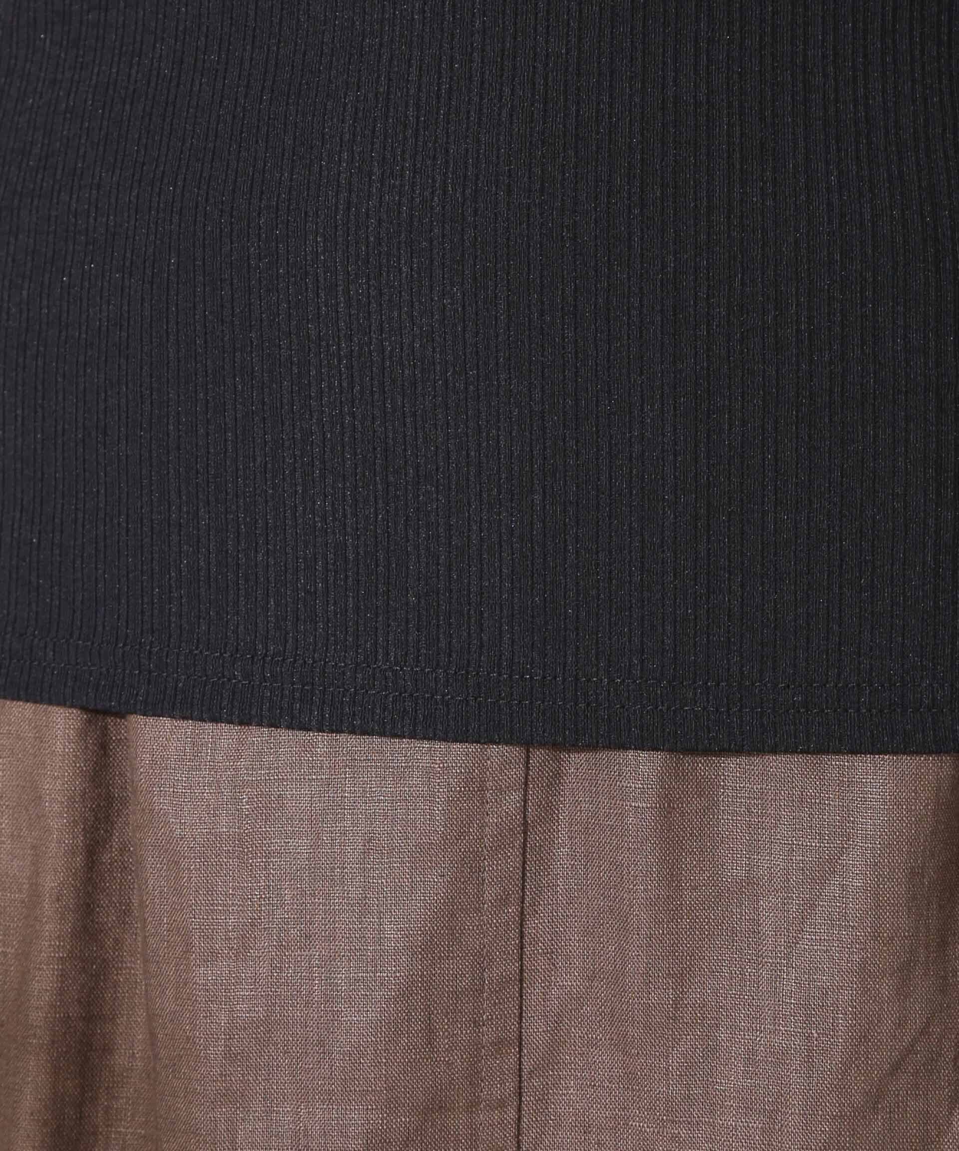 nano･universe「シャーリングビスチェセットカットトップス」|Tシャツ・カットソー|