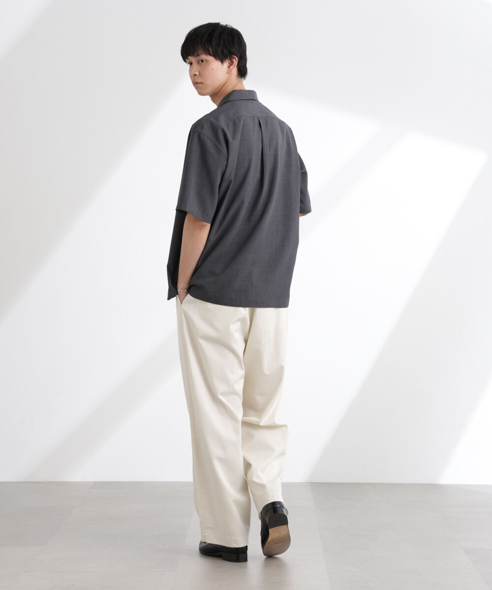  「ライトウェイトドライ スキッパーシャツ 半袖(セットアップ可)」|シャツ・ブラウス|