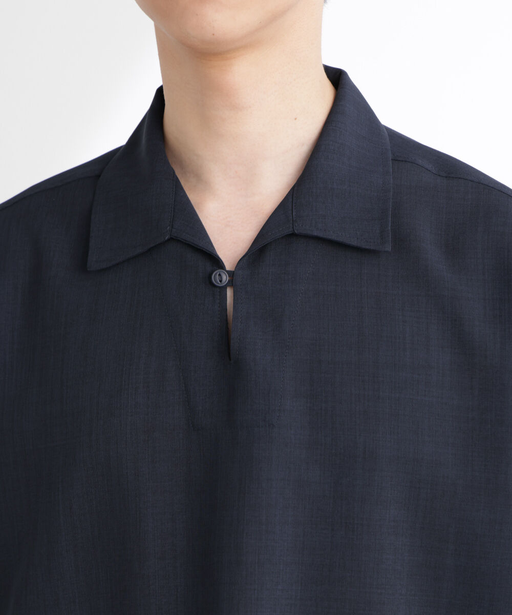  「ライトウェイトドライ スキッパーシャツ 半袖(セットアップ可)」|シャツ・ブラウス|