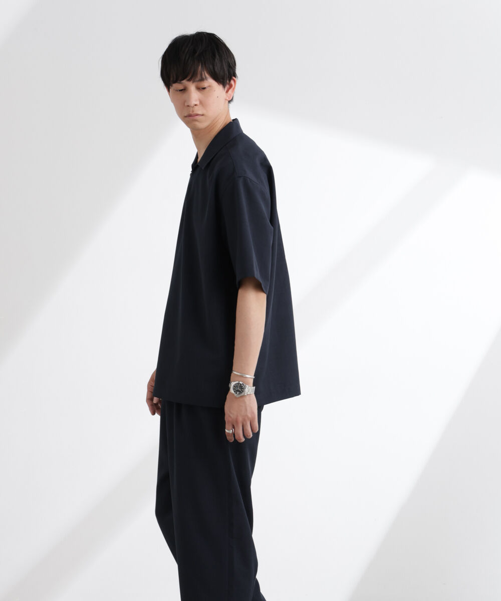  「ライトウェイトドライ スキッパーシャツ 半袖(セットアップ可)」|シャツ・ブラウス|