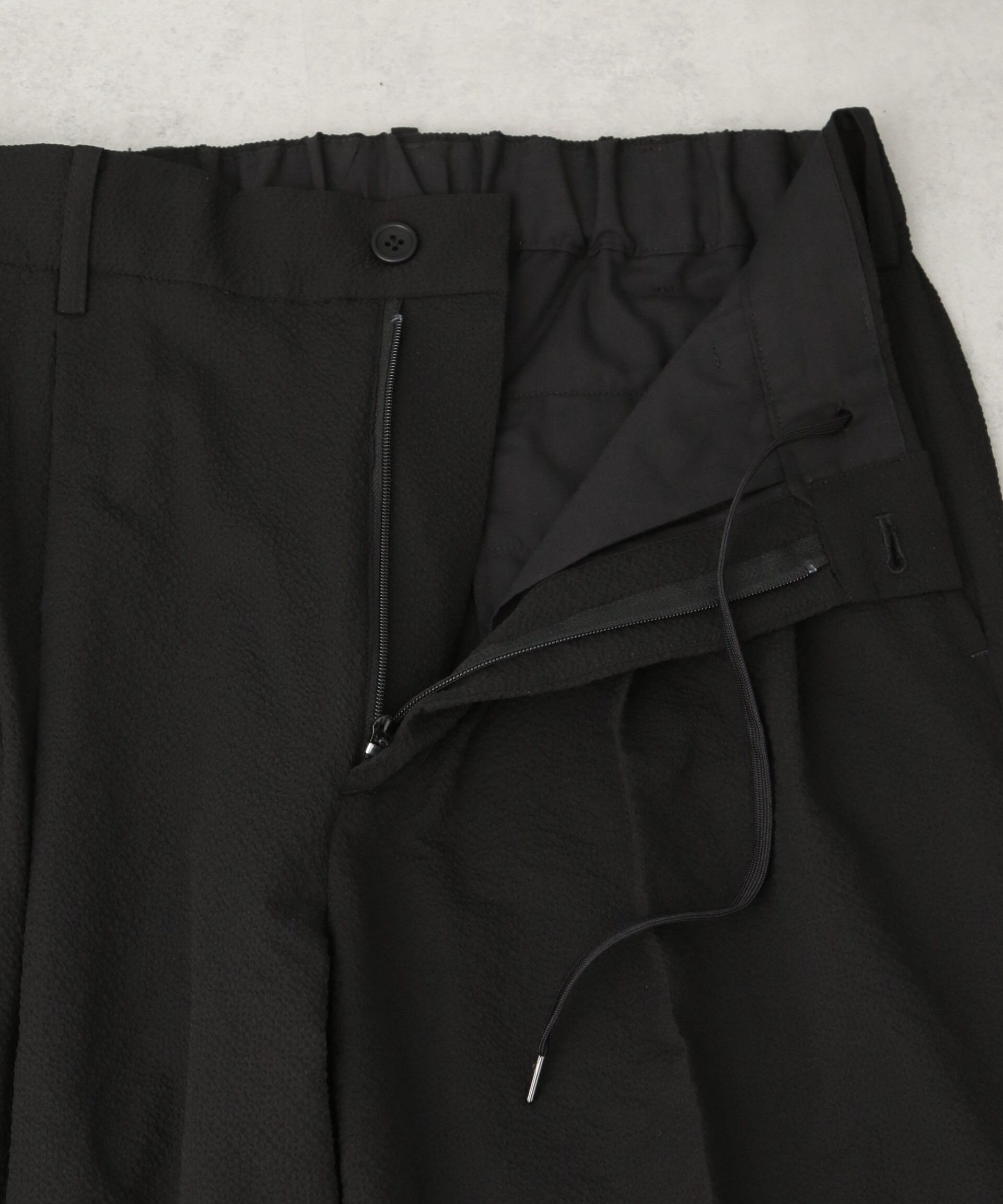 nano･universe「サッカータックイージーパンツ（セットアップ可）」|チノ|