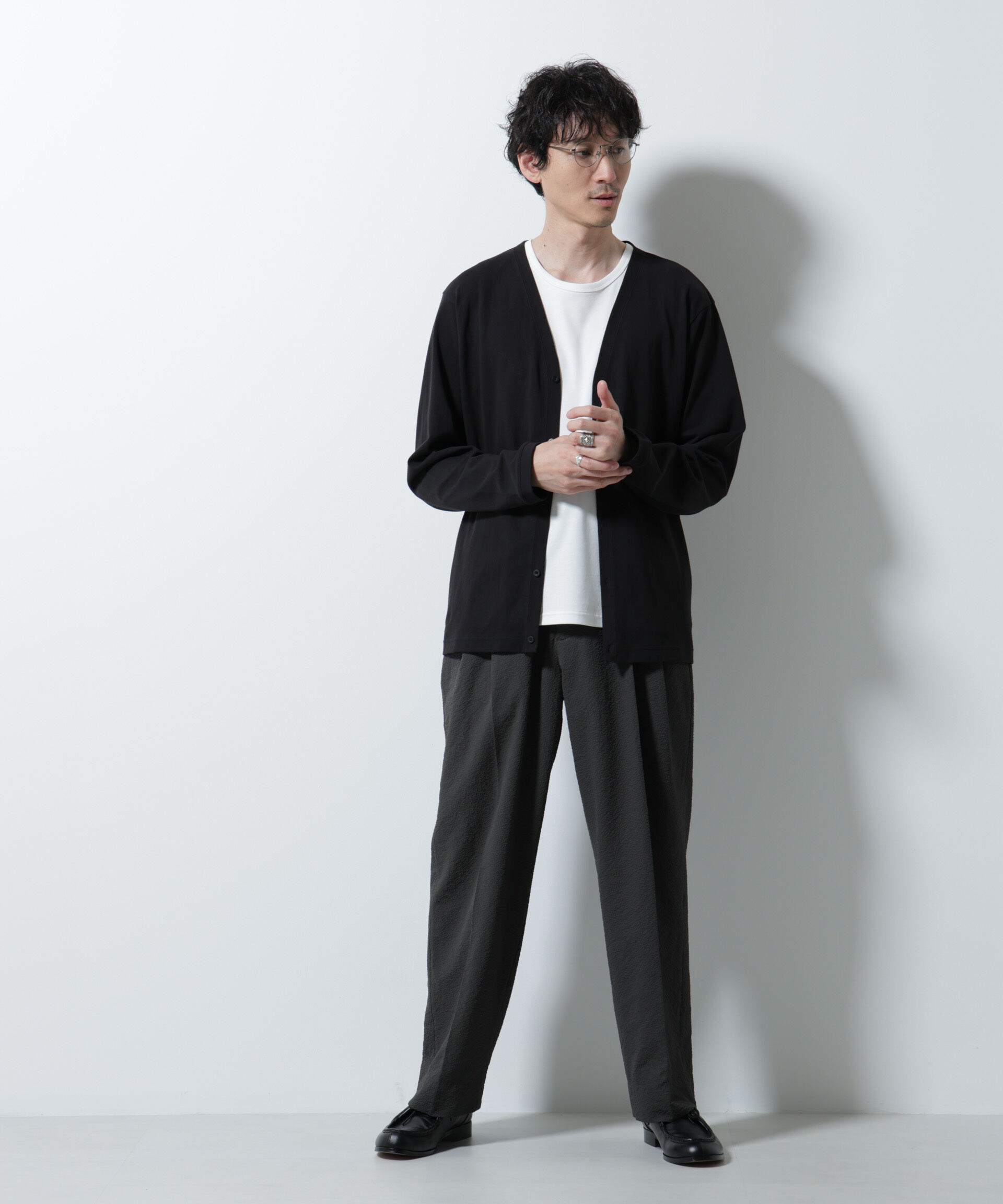 nano･universe「サッカータックイージーパンツ（セットアップ可）」|チノ|