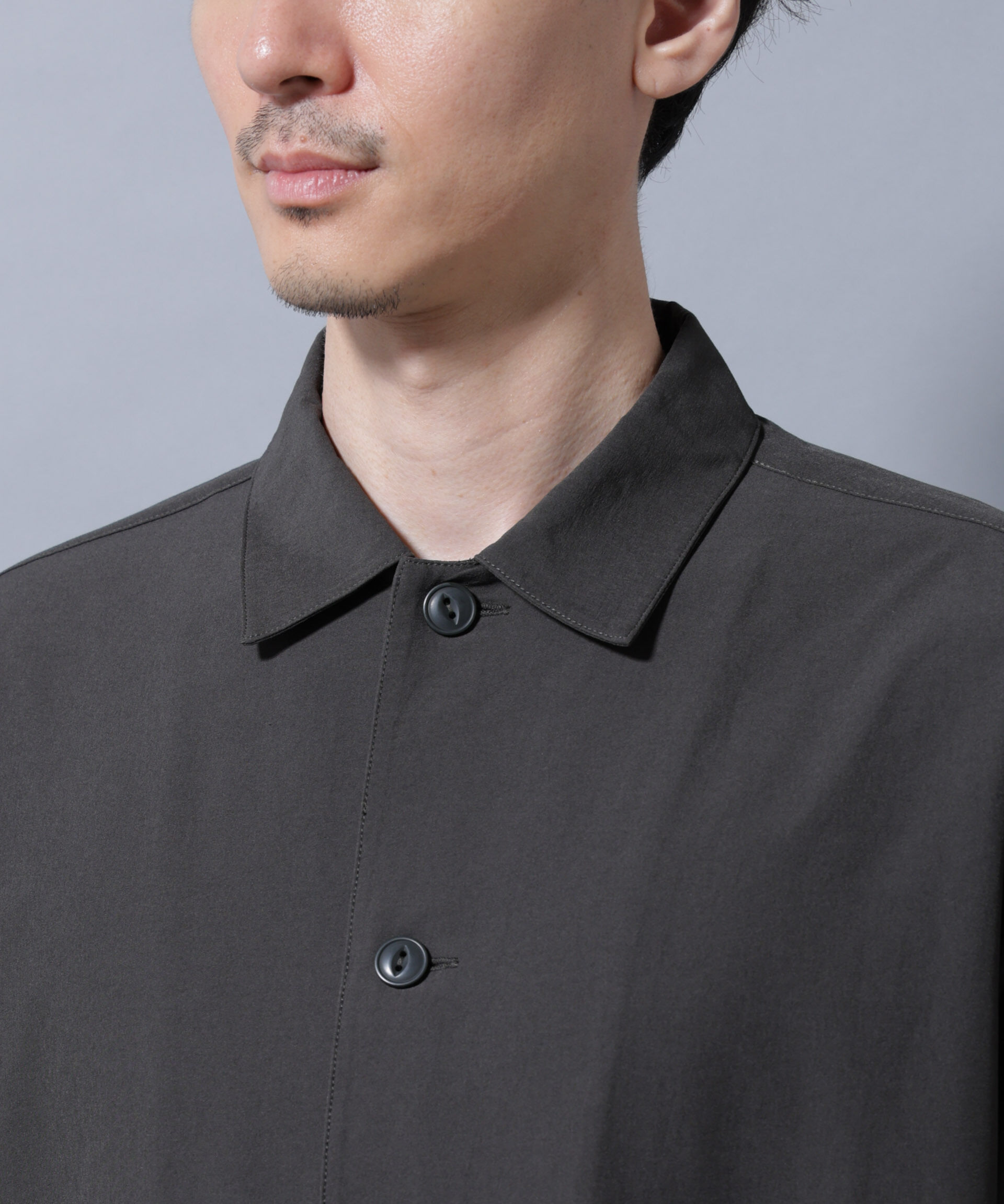 nano･universe「ストレッチワイドシャツブルゾン(セットアップ可)」|シャツ・ブラウス|