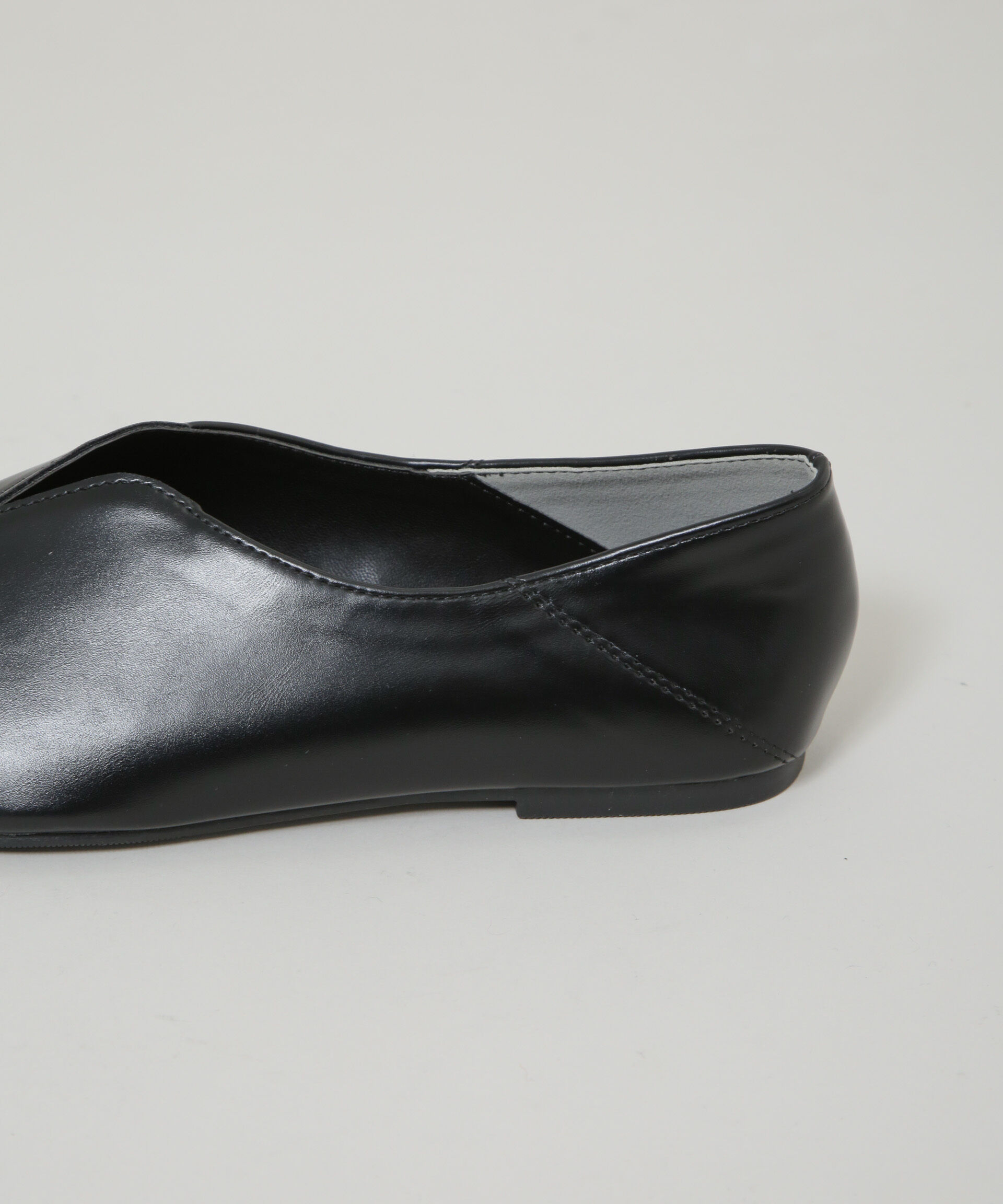 nano･universe「Vカット2wayフラットシューズ」|ビジネス・ドレスシューズ|