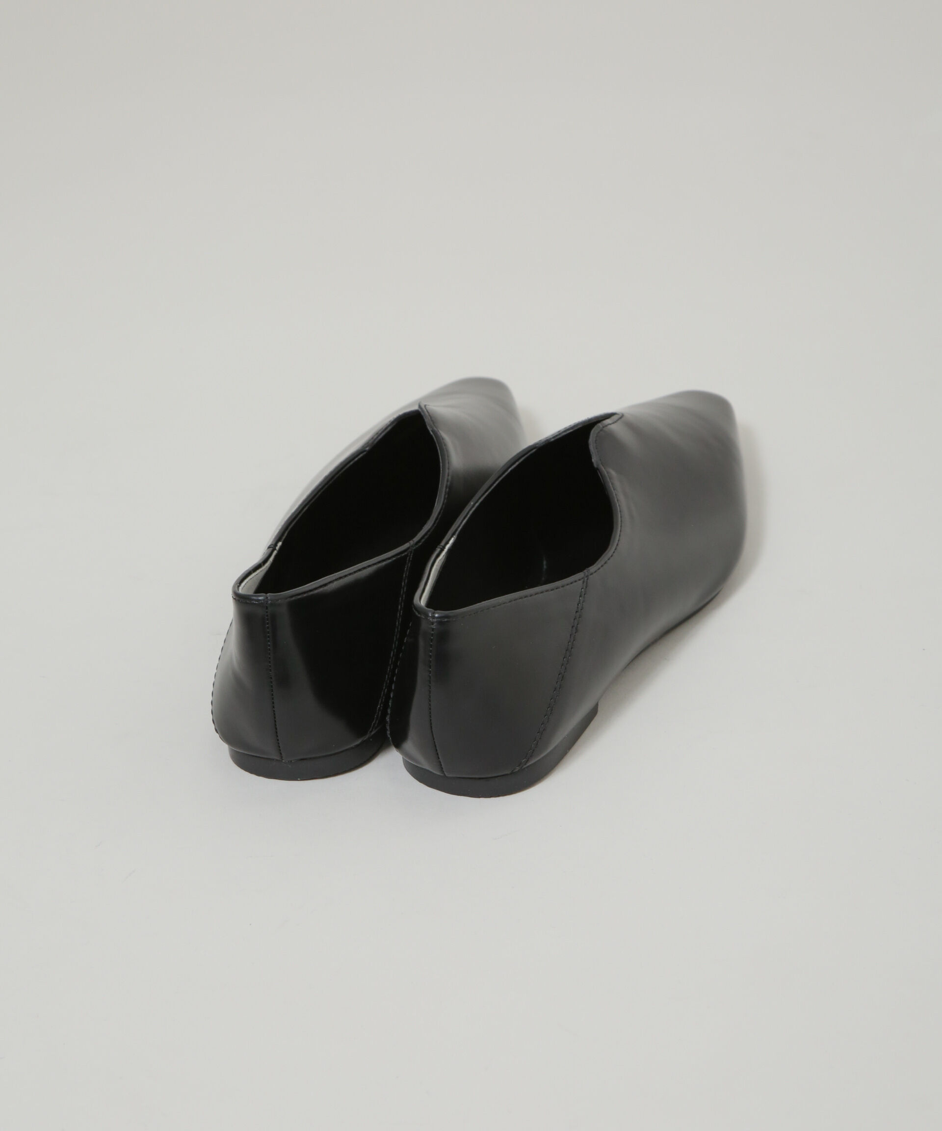 nano･universe「Vカット2wayフラットシューズ」|ビジネス・ドレスシューズ|