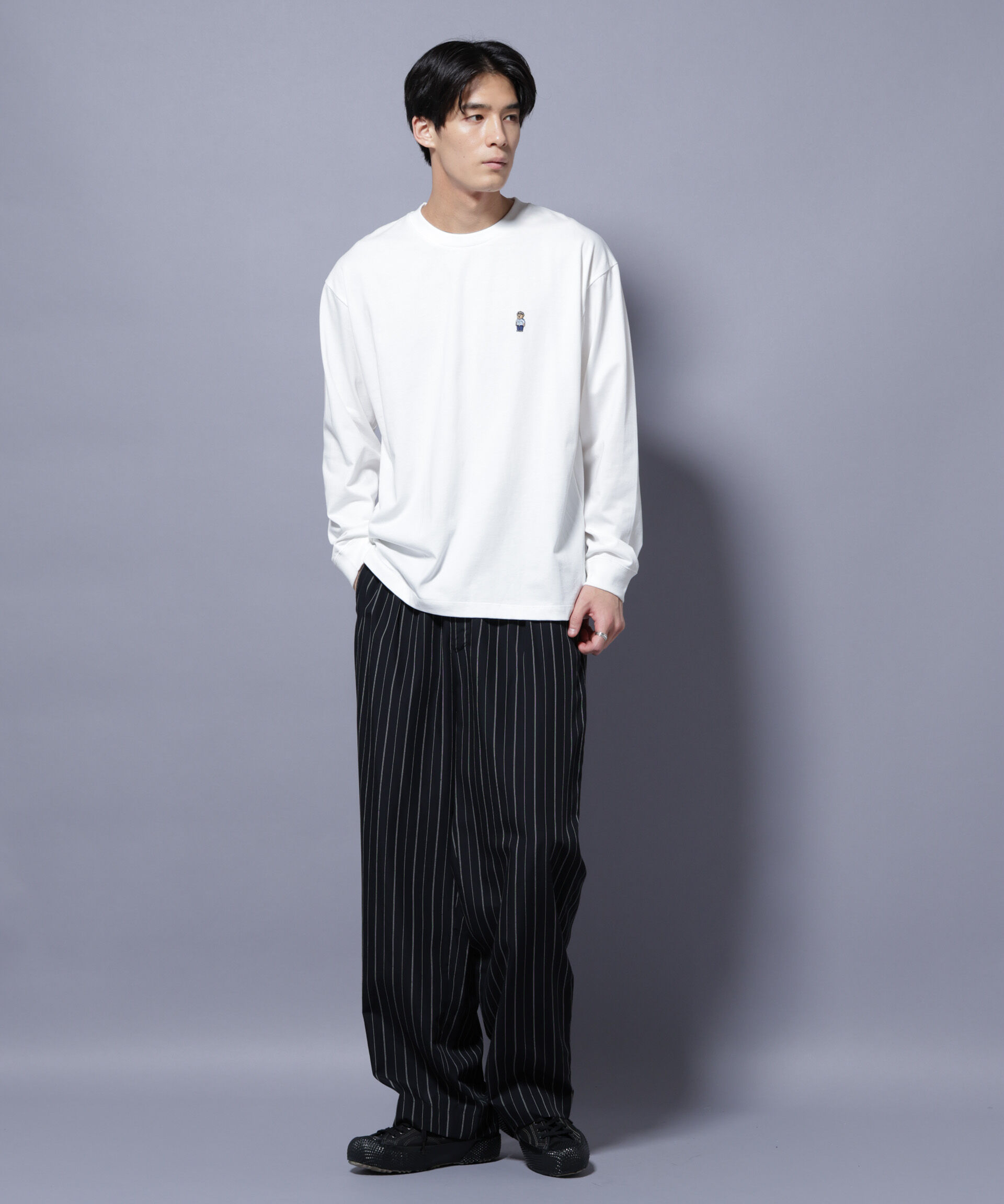 nano･universe「ナノベア Tシャツ 長袖 working」|Tシャツ・カットソー|