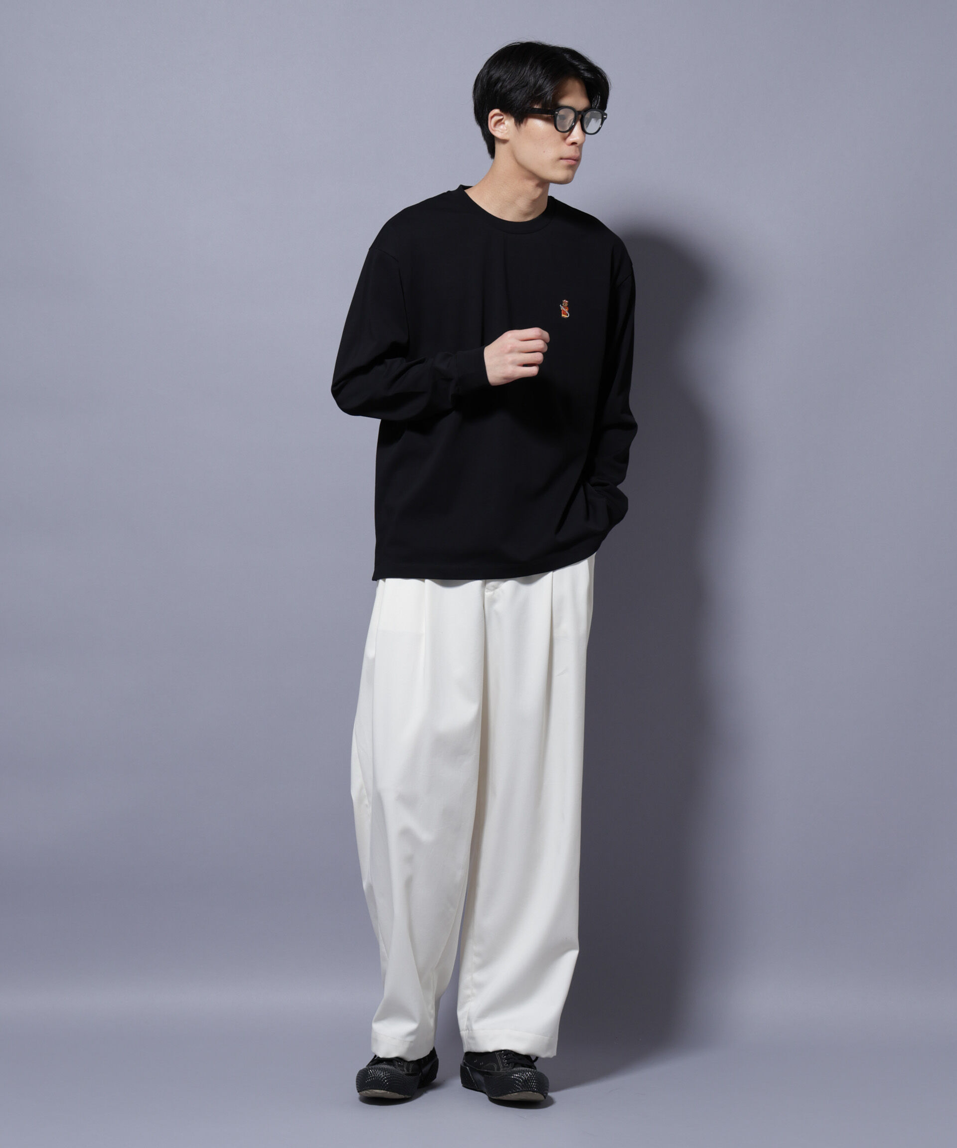 nano･universe「ナノベア Tシャツ 長袖 working」|Tシャツ・カットソー|