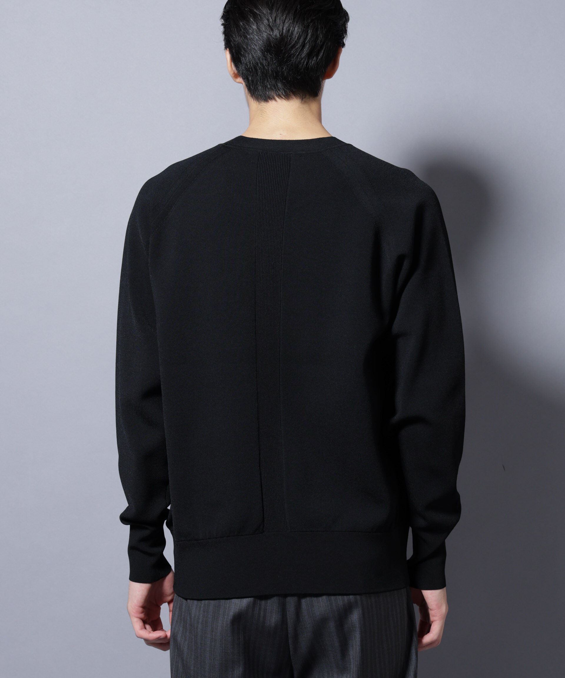 nano･universe「ELITE 7 FUNCTION W-FACE クルーネック」|ニット・セーター|