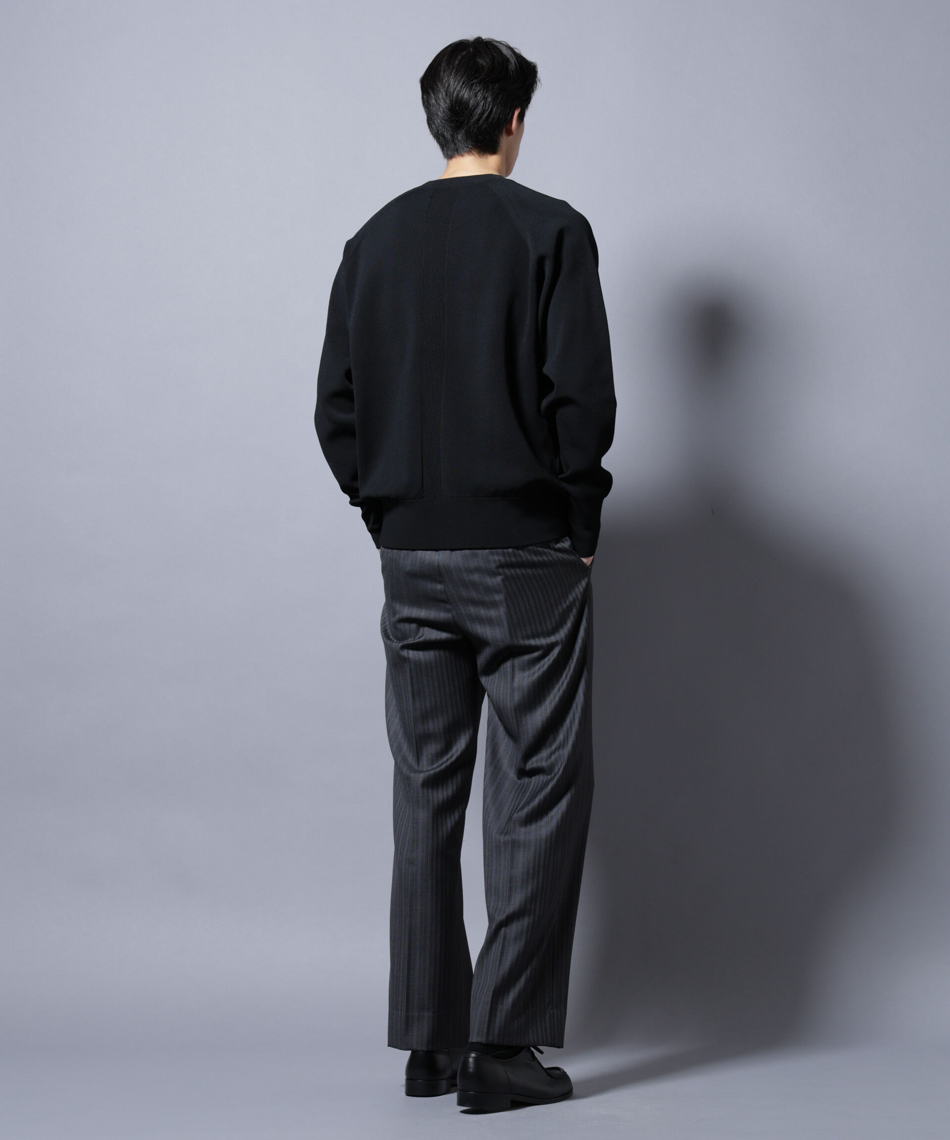 nano･universe「ELITE 7 FUNCTION W-FACE クルーネック」|ニット・セーター|